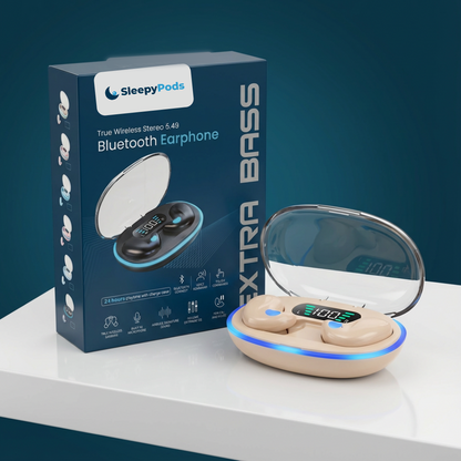 Słuchawki do spania SleepyPods – kolor beżowy