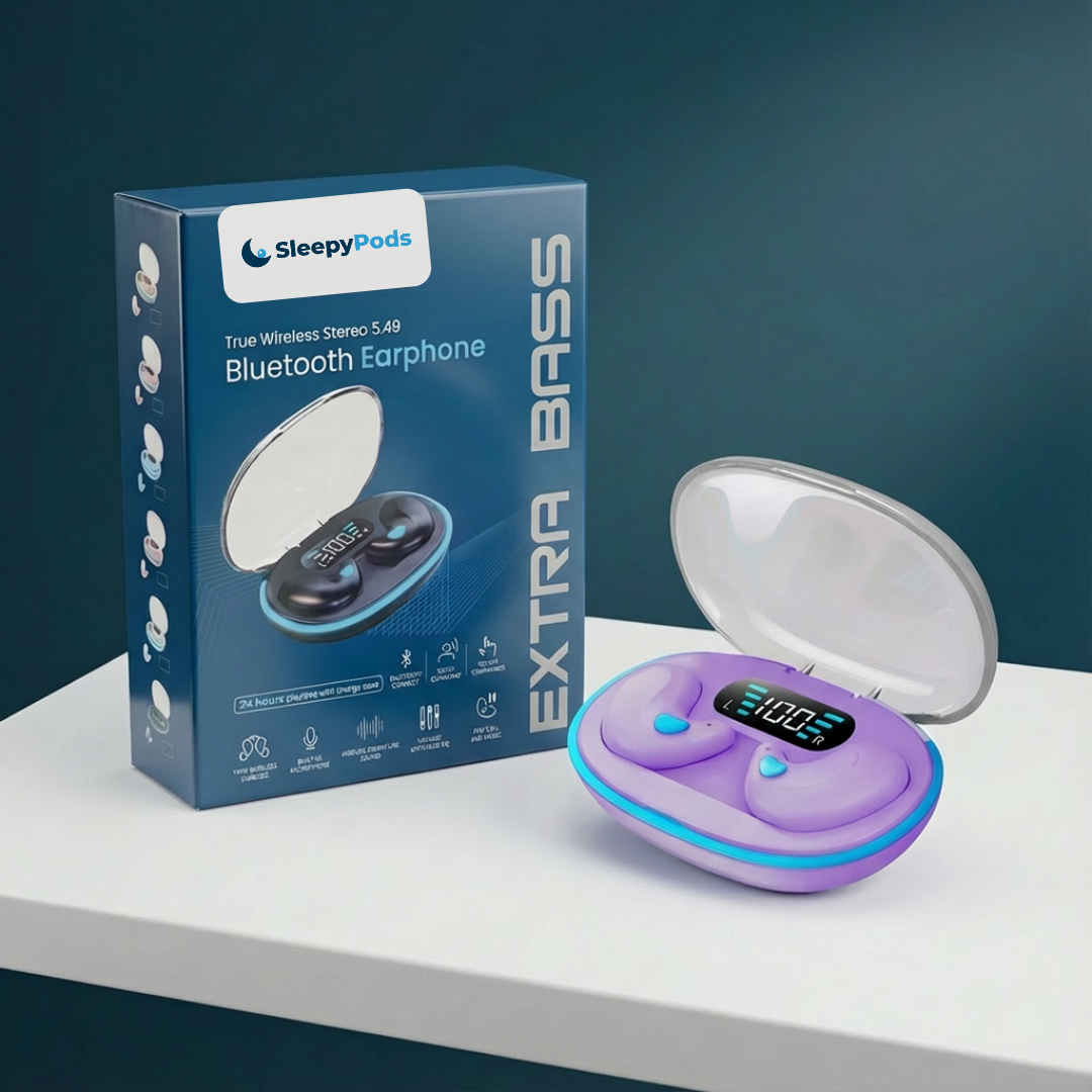 Słuchawki do spania SleepyPods – kolor fioletowy